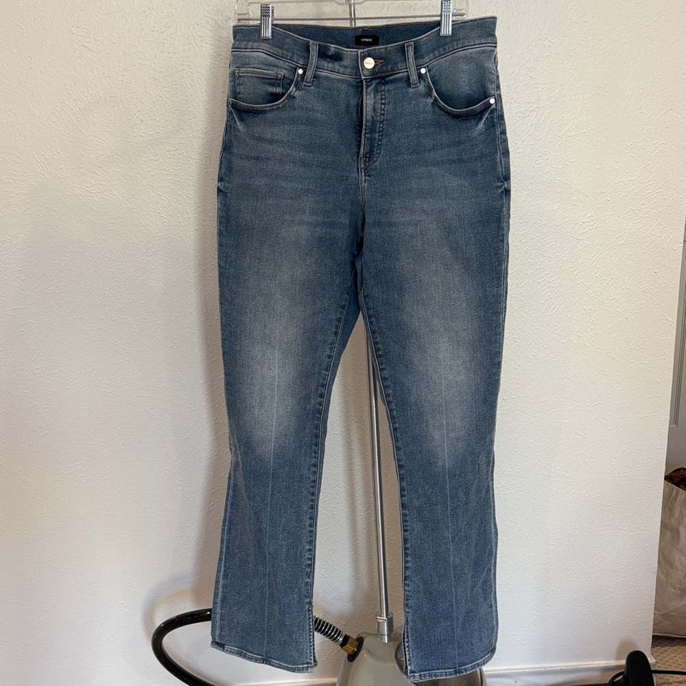 Express Skyscraper Blue Denim Jeans